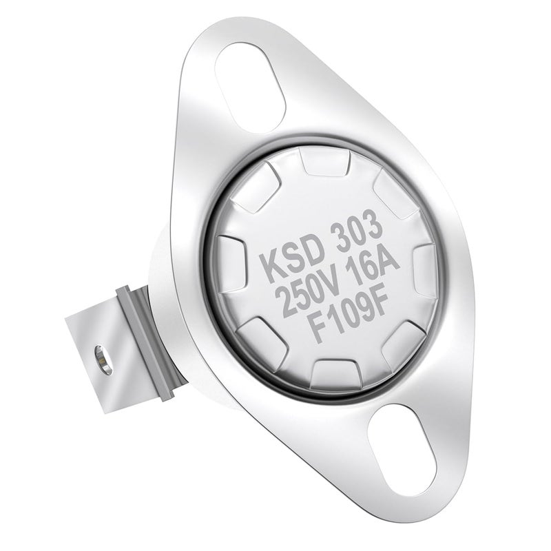 WKZO 80610 C-E-090-22C Low Limit Switch replancement for Breckwell P1000 Big E P22 P23 P2000 P2700 Ashley APC4000 and USSC 5040 Replaces C-E-090-22C,110°F Thermodisc Safety Snap Stove Switch - Image 1